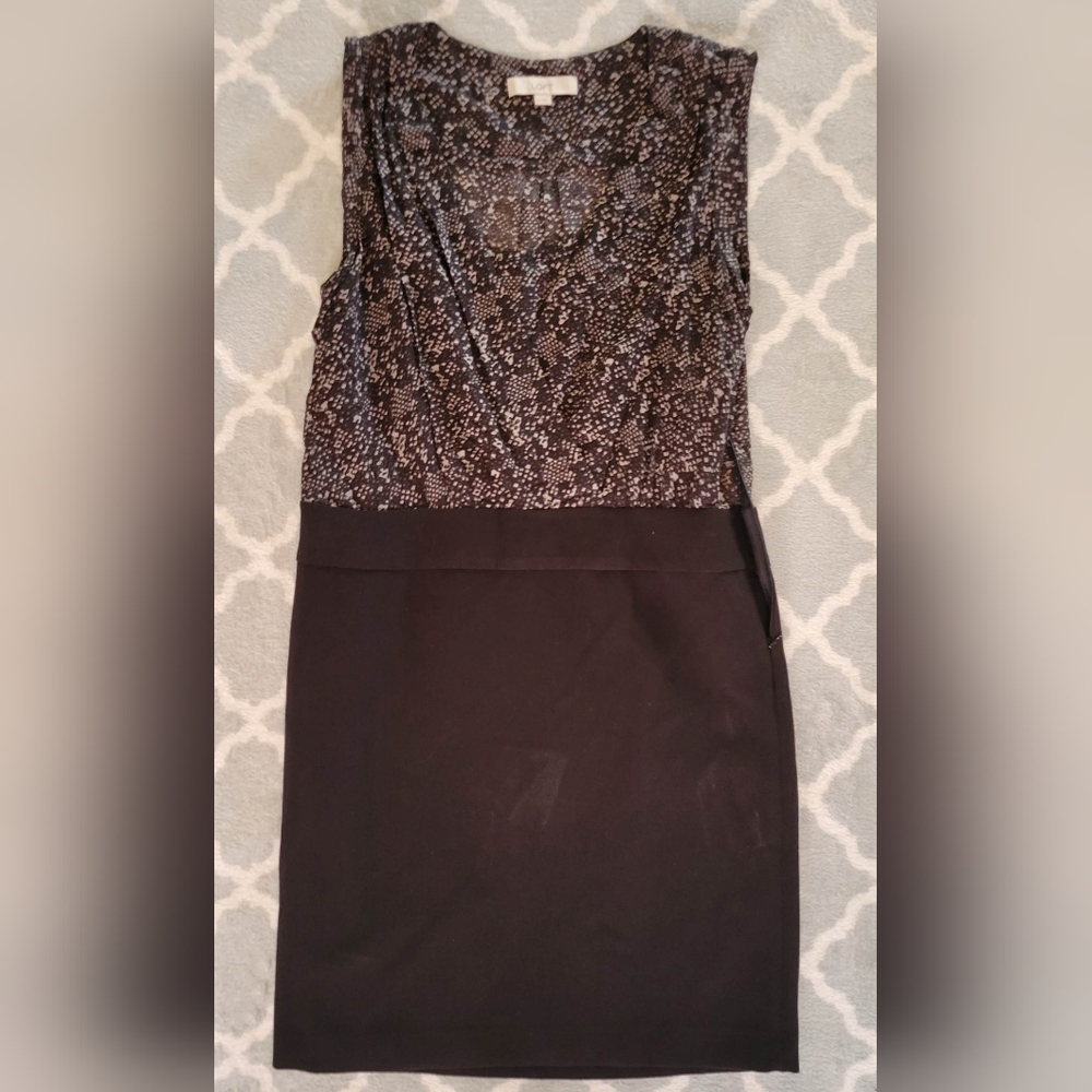 Ann Taylor Loft, size 12, sleeveless work dress